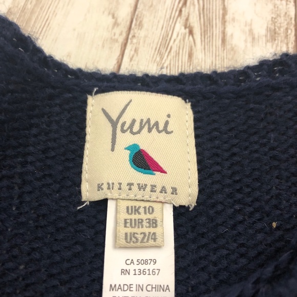 ModCloth Yumi Knitwear Multicolor Pom Pom Sweater - Picture 6 of 9